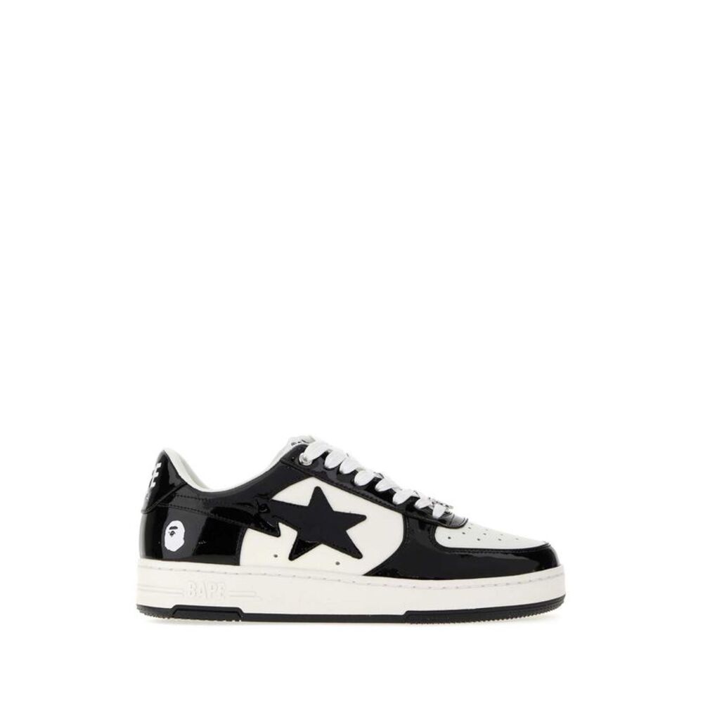 Bape Men Two-Tone Leather Bape Staâ„¢ Sneakers
